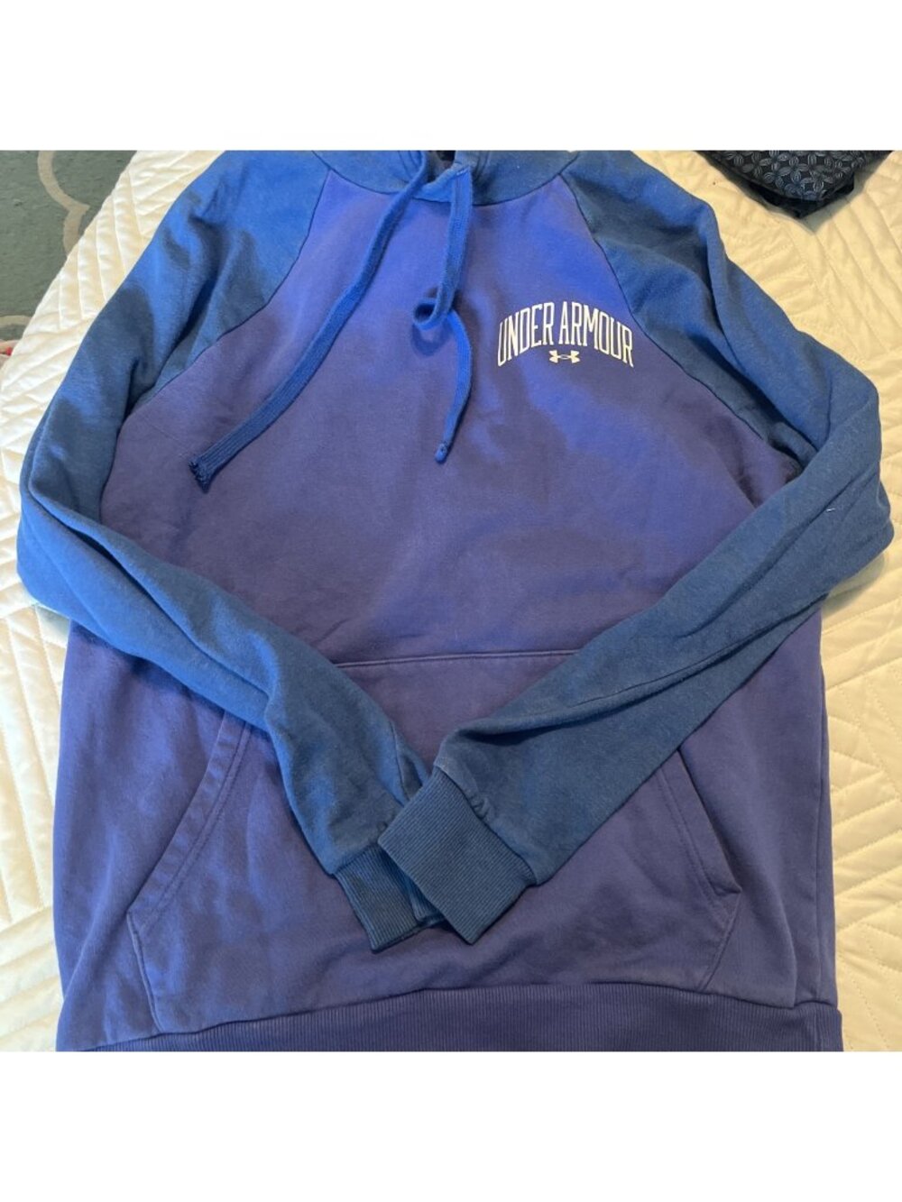 Mens Blue Under Armour Sweatshirt Hoodie Size Small Adult